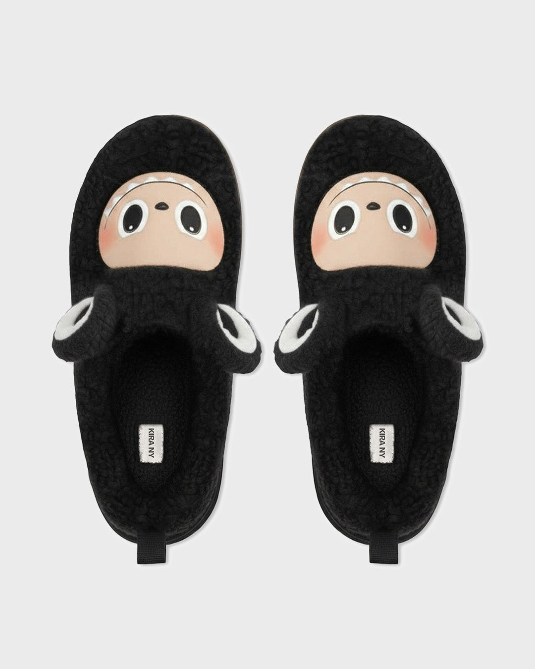 WOMEN’S KIRA SLIPPERS BLACK “LABUBU”