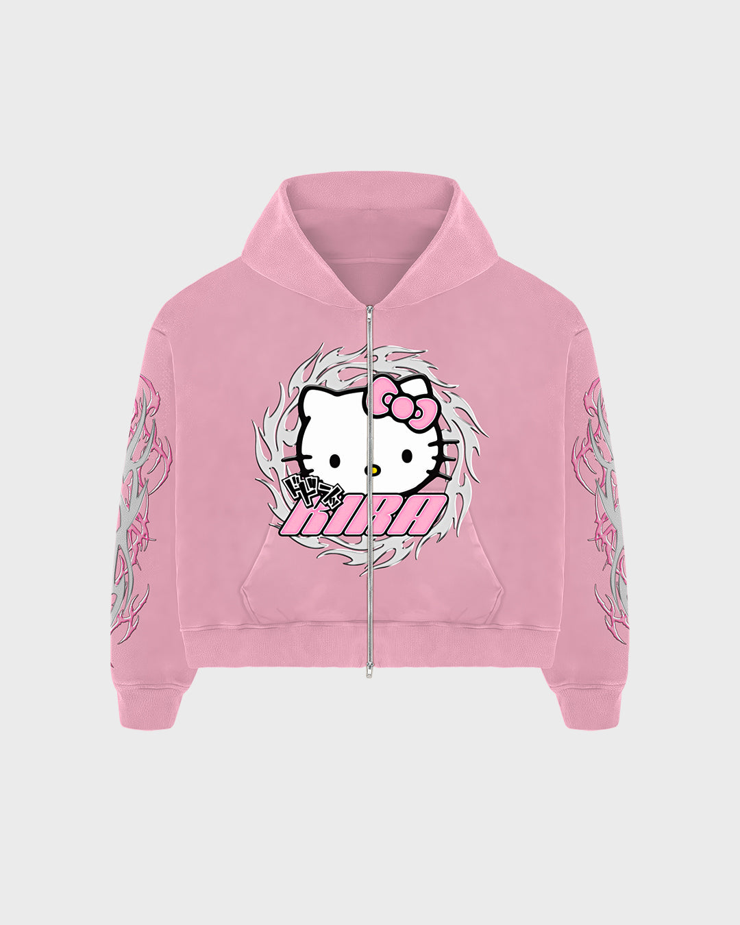 KITTY HOODIE PINK