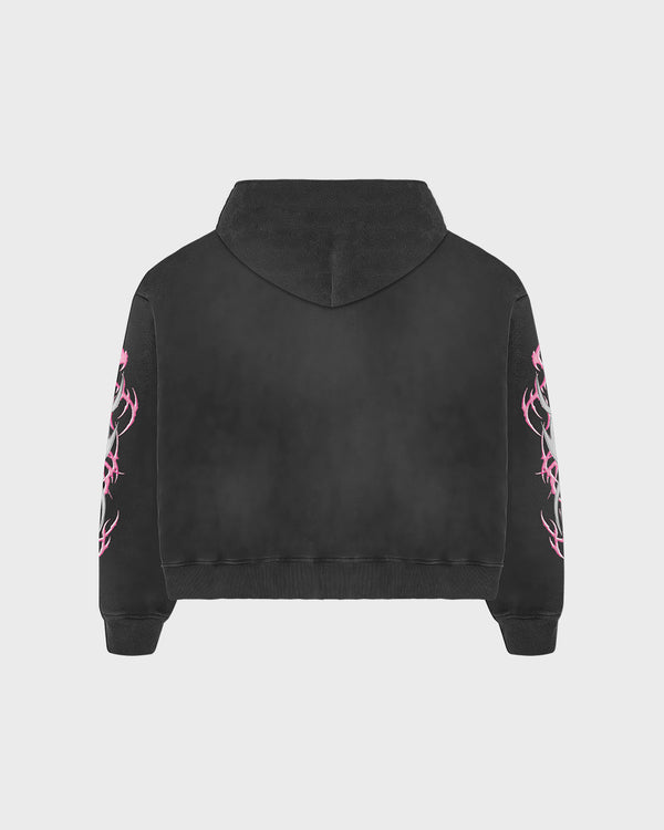 KITTY HOODIE BLACK