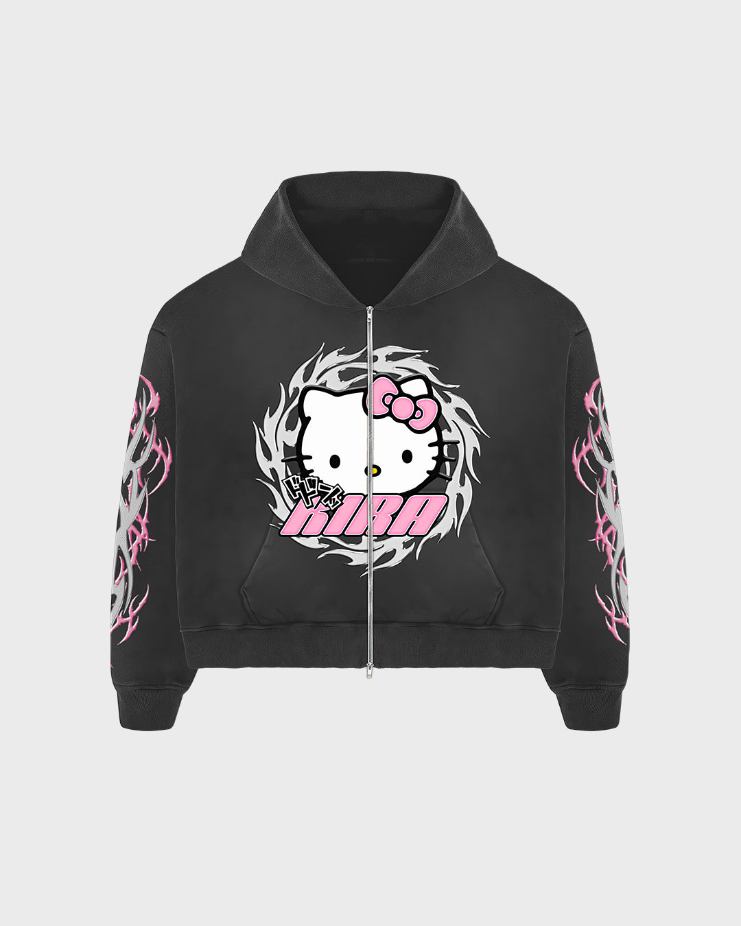 KITTY HOODIE BLACK
